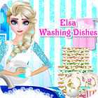 Elsa Washing Dishes gioco