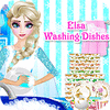 Elsa Washing Dishes gioco