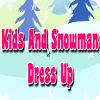 Kids And Snowman Dress Up gioco