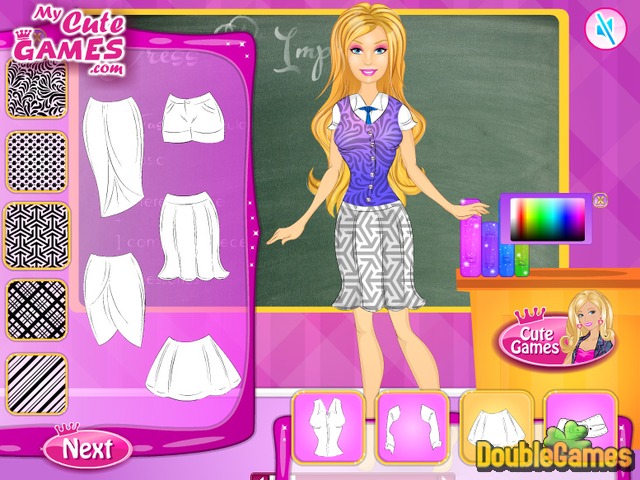 Free Download Barbie School Uniform Design Screenshot 1