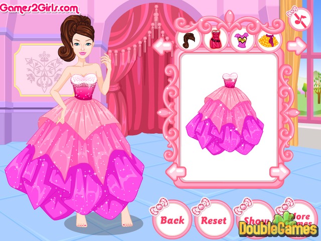 Free Download Barbie Super Sparkle DressUp Screenshot 2