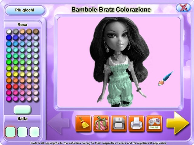 Free Download Bambole Bratz Colorazion Screenshot 1