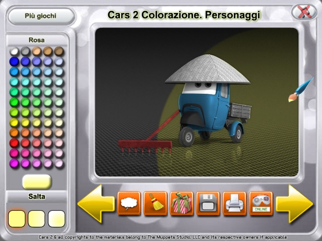 Free Download Cars 2 Colorazione. Personaggi Screenshot 4