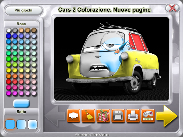 Free Download Cars 2 Colorazione. Nuove pagine Screenshot 1