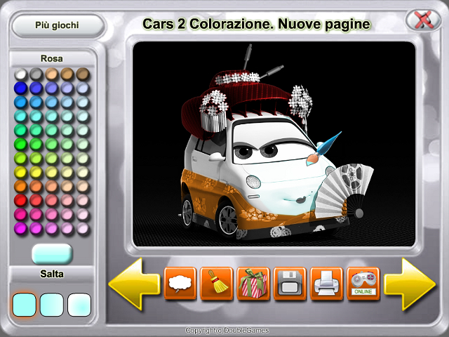 Free Download Cars 2 Colorazione. Nuove pagine Screenshot 2