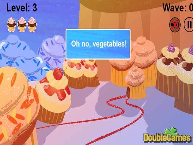 Free Download Cupcakes VS Veggies Screenshot 2