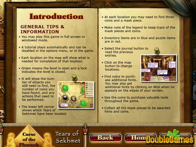 Free Download Curse of the Pharaoh: Tears of Sekhmet Strategy Guide Screenshot 1