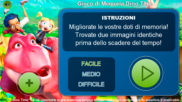 Free Download Gioco di Memoria Dino Time Screenshot 1