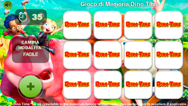 Free Download Gioco di Memoria Dino Time Screenshot 2