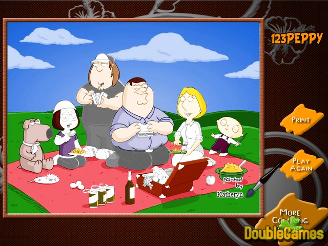 Free Download Family Guy Online Coloring Screenshot 3