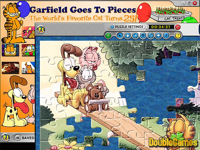 Free Download Garfield Goes to Pieces Screenshot 2