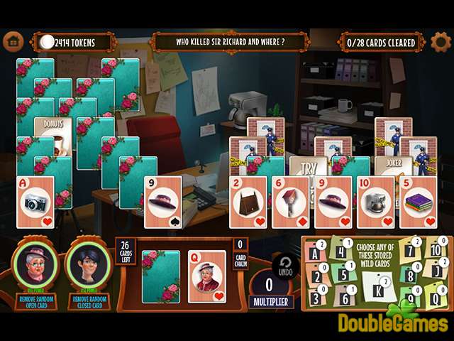 Free Download GO Team Investigates: Solitaire and Mahjong Mysteries Screenshot 1