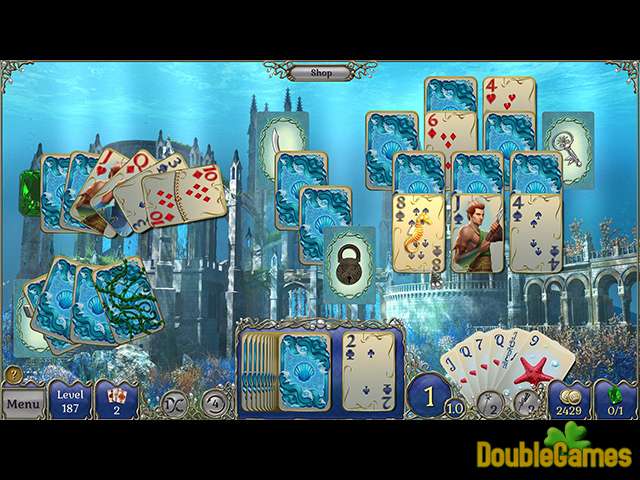 Free Download Jewel Match Solitaire Atlantis Screenshot 1