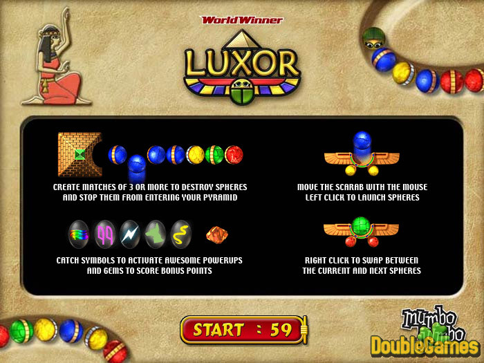 Free Download Luxor Screenshot 1