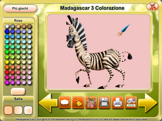 Free Download Madagascar 3 Colorazione Screenshot 3