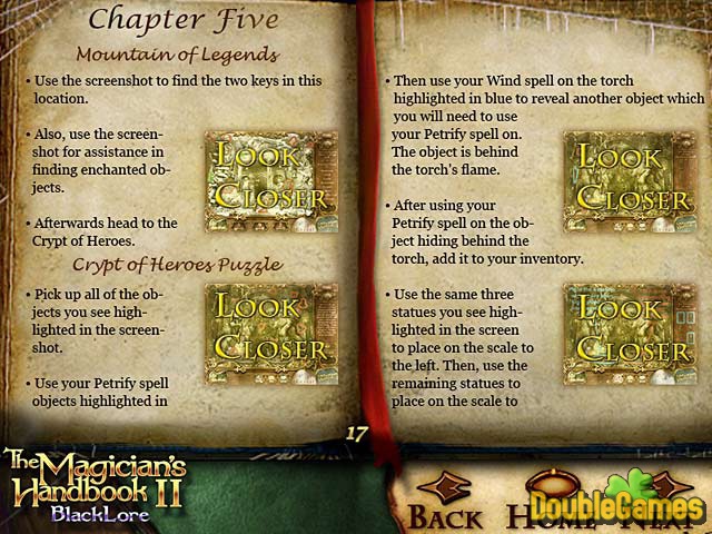 Free Download The Magician's Handbook II: BlackLore Strategy Guide Screenshot 3
