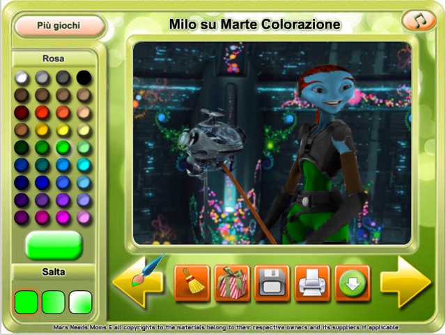 Free Download Milo su Marte Colorazione Screenshot 3
