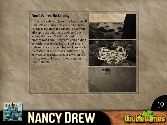 Free Download Nancy Drew - Danger on Deception Island Strategy Guide Screenshot 1