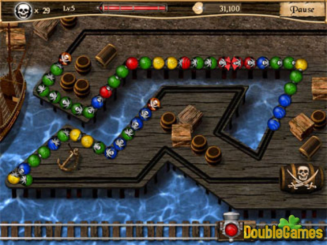 Free Download Pirate Poppers Screenshot 1