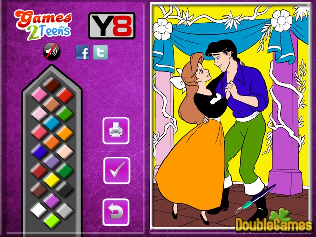 Free Download Princess Ariel and Eric. Coloring Screenshot 3