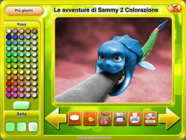 Free Download Le avventure di Sammy 2 Colorazione Screenshot 4