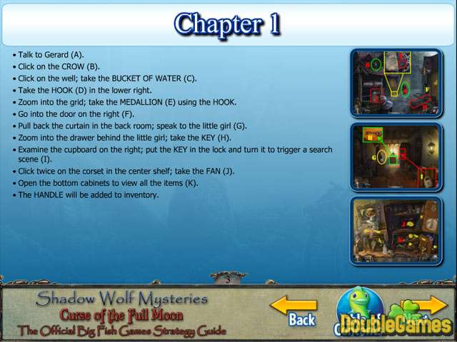 Free Download Shadow Wolf Mysteries: Curse of the Full Moon Strategy Guide Screenshot 1