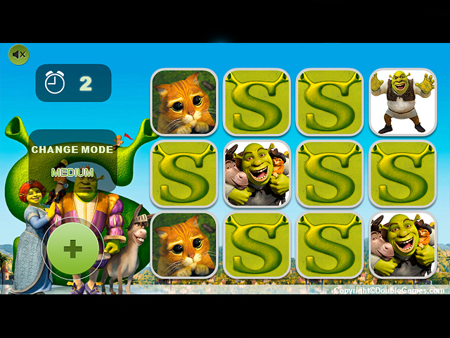 Free Download Gioco di Memoria Shrek Screenshot 2
