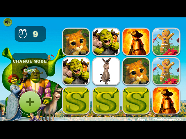 Free Download Gioco di Memoria Shrek Screenshot 3