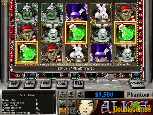 Free Download Slot Quest: Alice in Wonderland Screenshot 1