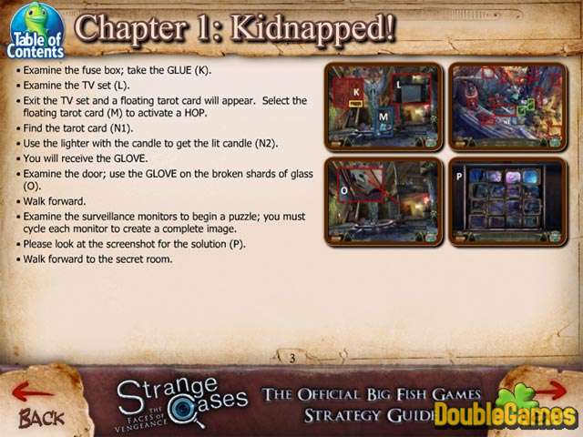 Free Download Strange Cases: The Faces of Vengeance Strategy Guide Screenshot 1
