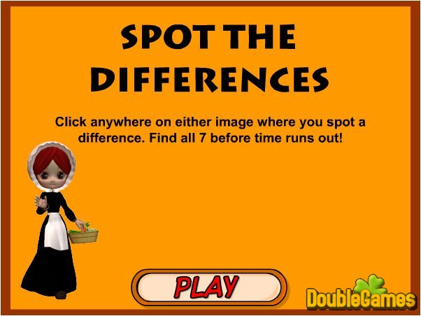 Free Download Thanksgiving Find the Differences Game Screenshot 1