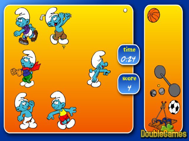 Free Download The Smurfs Sport Pairs Screenshot 2