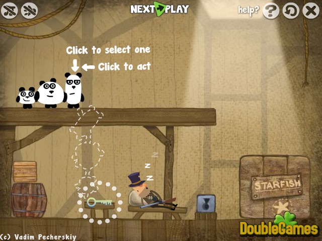 Free Download Three Pandas Screenshot 3