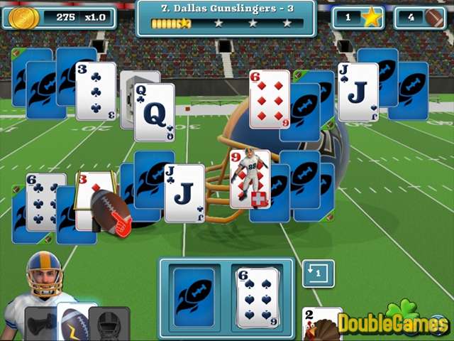 Free Download Touch Down Football Solitaire Screenshot 1