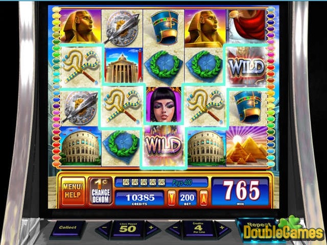 Free Download WMS Rome & Egypt Slot Machine Screenshot 2